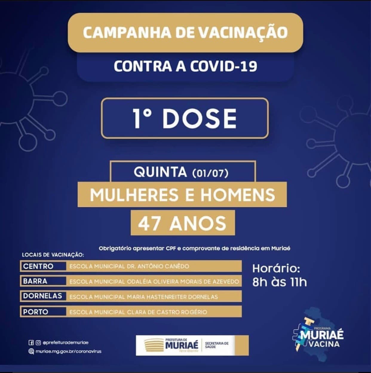 Campanha de Vacinação Contra a Covid- 19