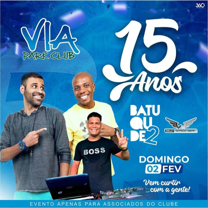 Domingo de festa no Via Park Club