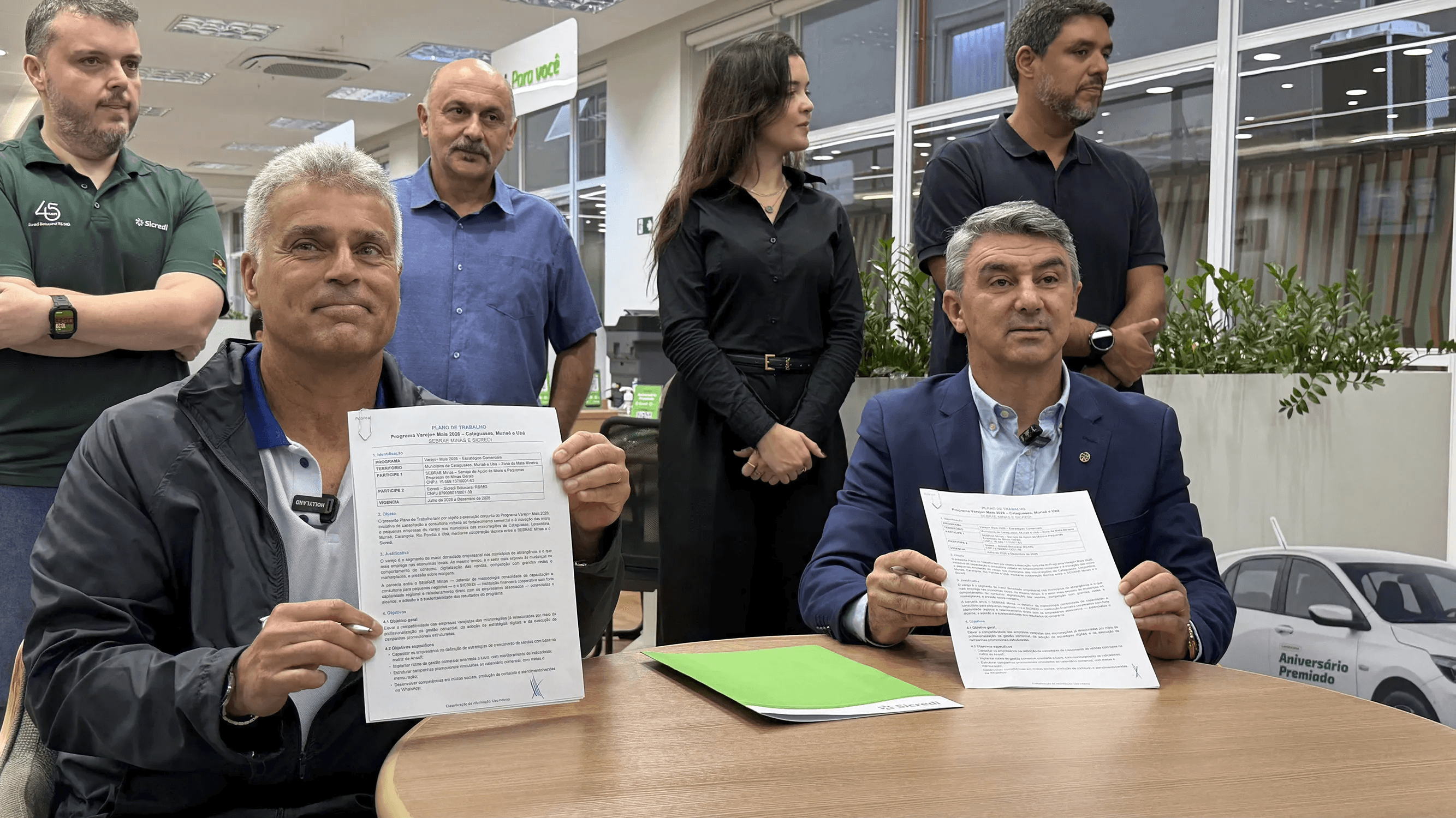 Sicredi e Sebrae Minas firmam parceria para fortalecer pequenos negócios em Minas Gerais