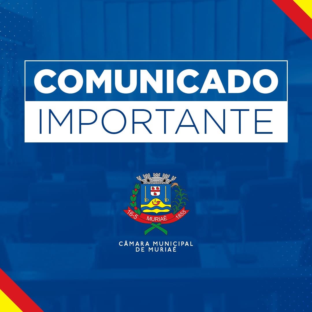 COMUNICADO SOBRE SOLENIDADE DO DIA DO MURIAEENSE