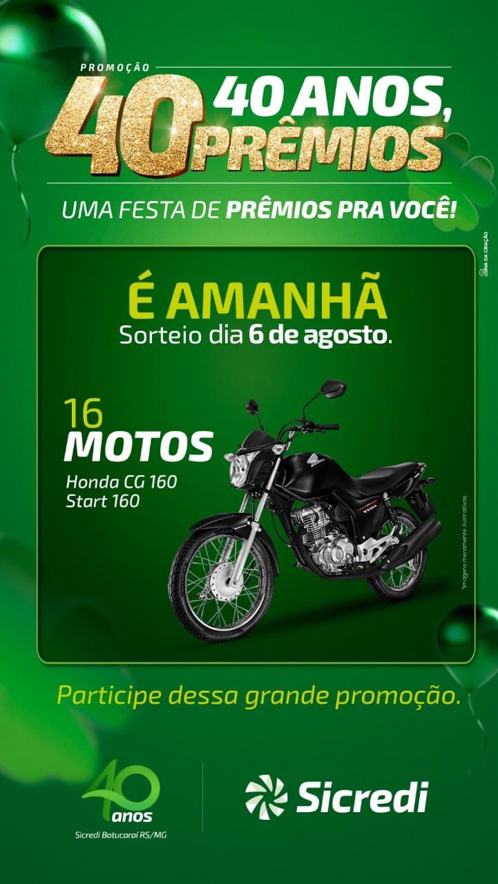 É amanhã o sorteio