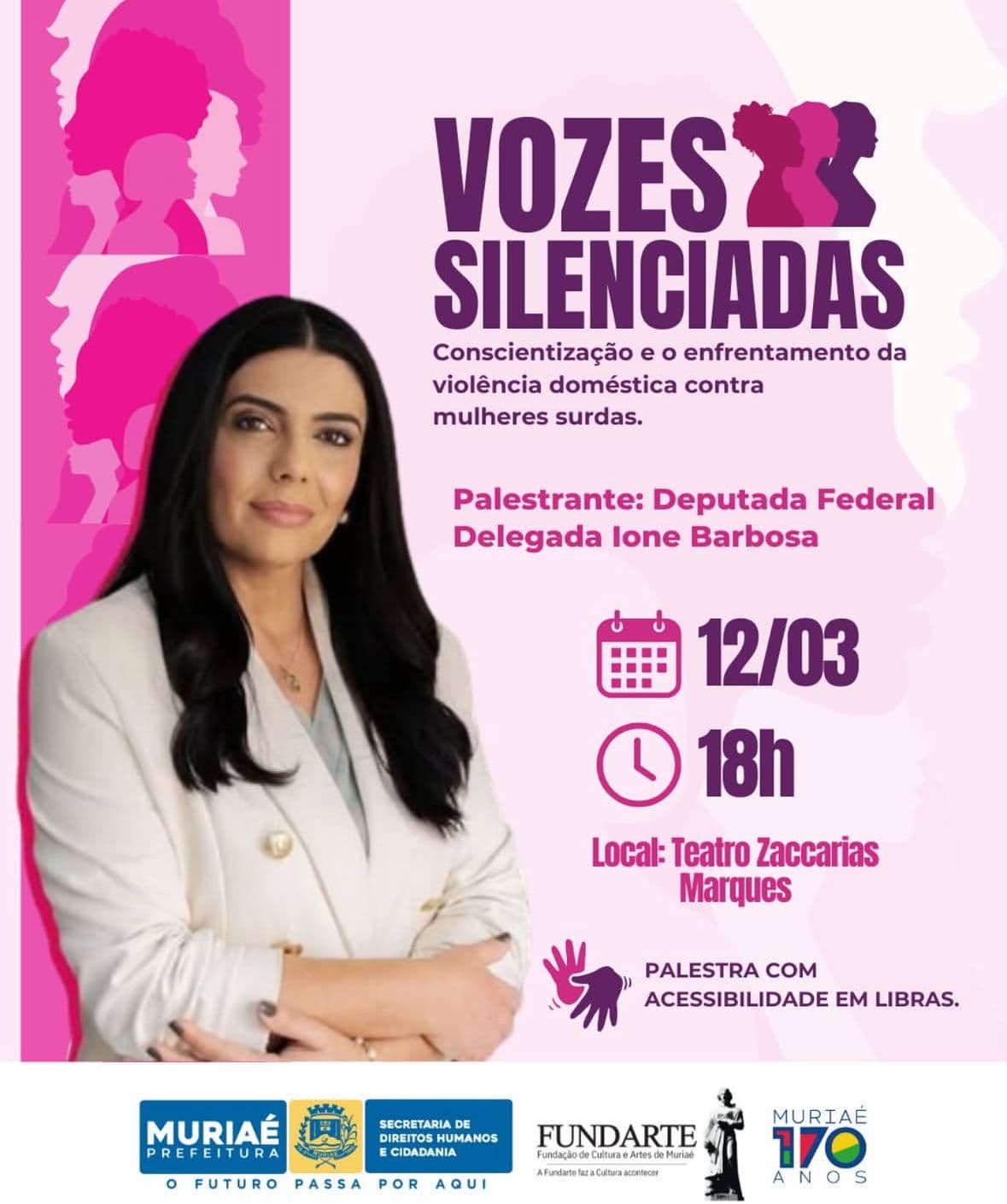 Prefeitura realiza evento especial "Vozes Silenciadas"