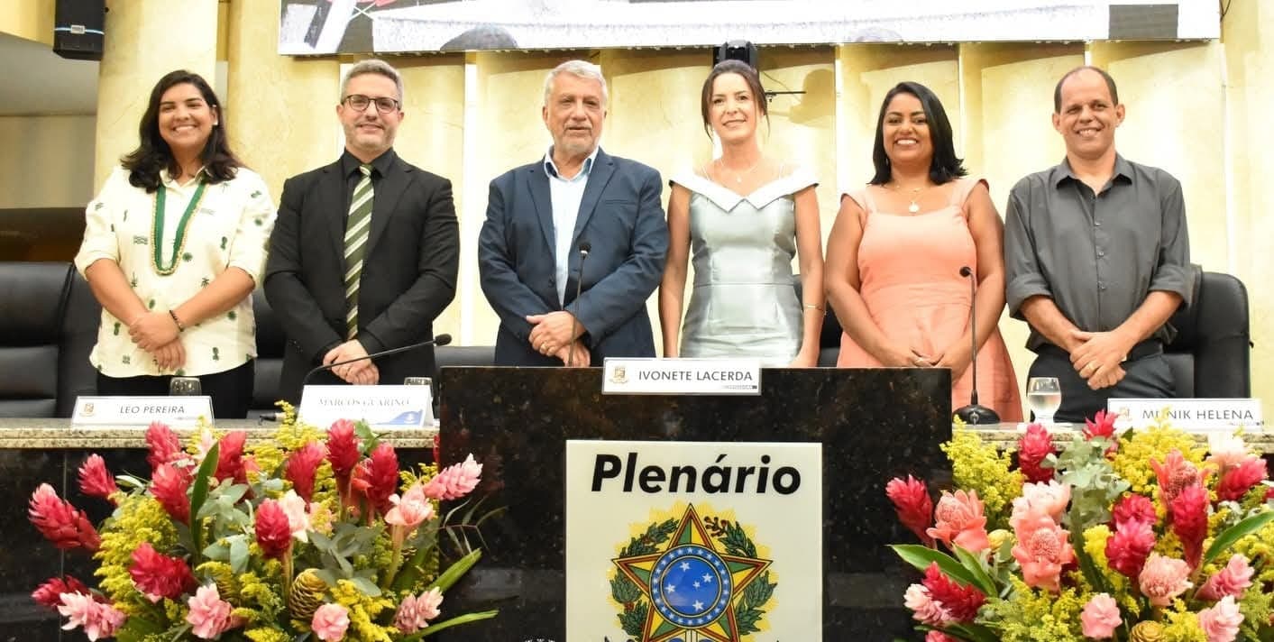Posse da nova Mesa Diretora 2026 da Câmara de Muriaé